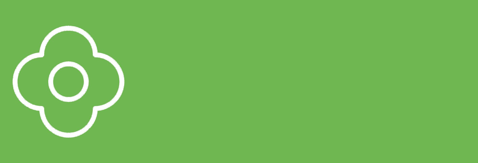 The image features a simple graphic design with a green background. On the left side, there is a whi...