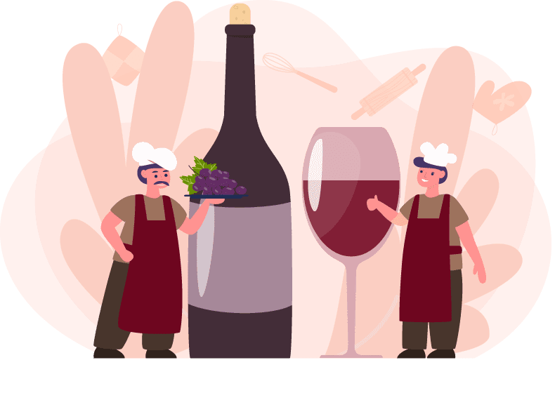 Happy Campers RV Rentals vineyard experience with wine and culinary delights